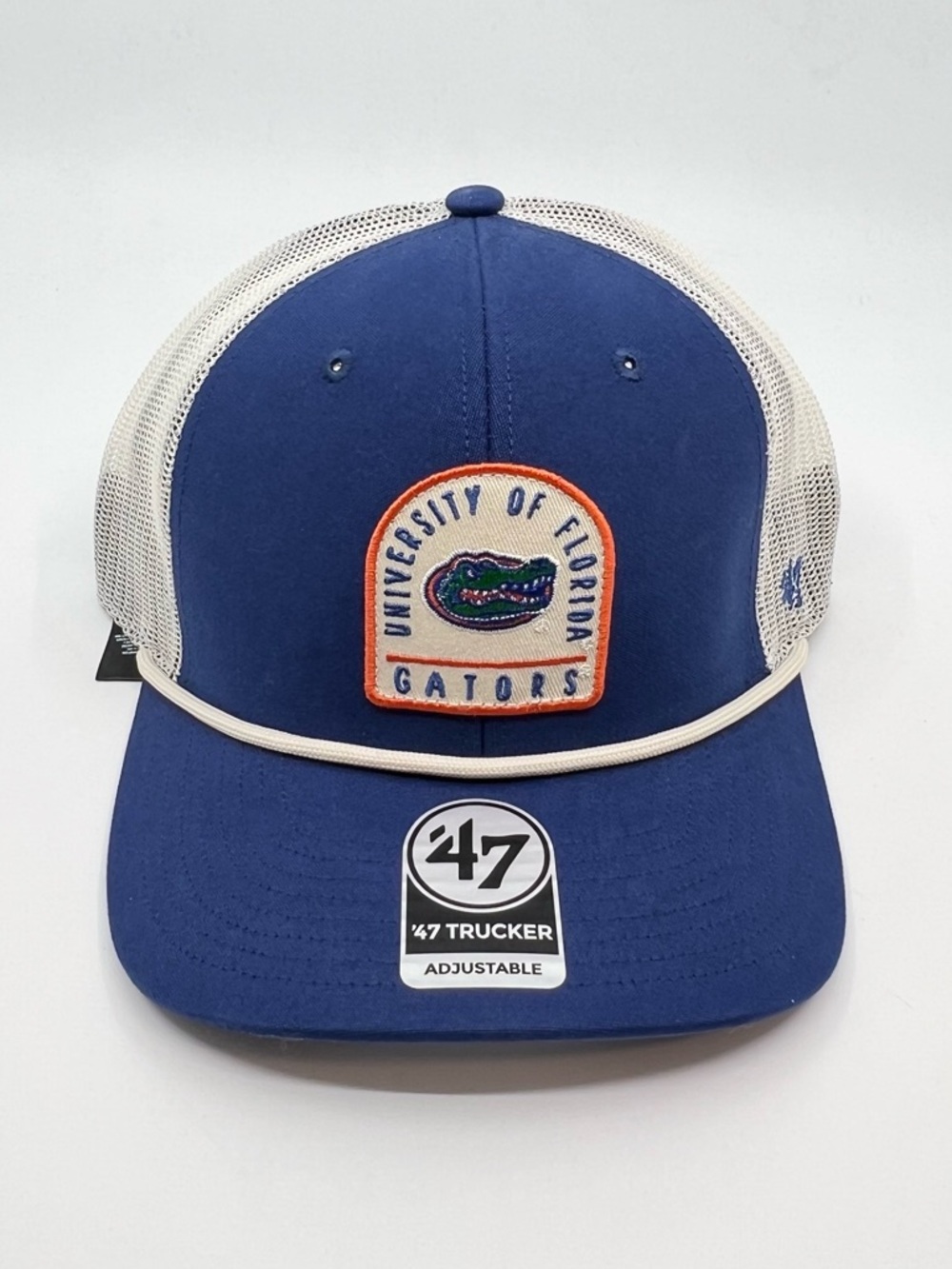 Florida Gators '47 Brand Blue With Patch Trucker Mesh Snapback Hat - BRAND NEW